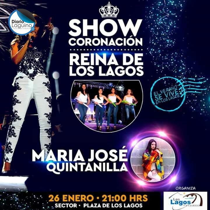 Confirman a María José Quintanilla en show de Los Lagos