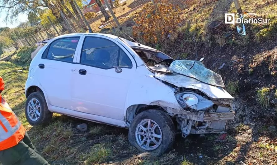 Reportan accidente vehicular en Coñaripe