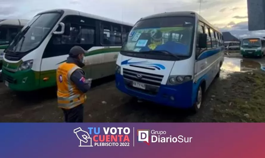 Plebiscito 2022: Recorridos y horarios del transporte gratuito en la provincia de Valdivia