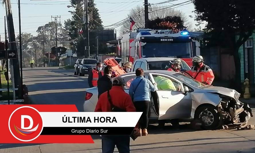Reportan colisión múltiple en Río Bueno