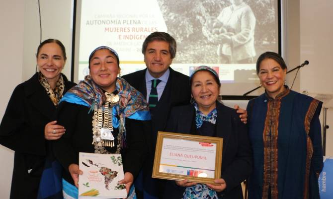 Mujeres rurales, mujeres con derechos: FAO lanza campaña en Chile con apoyo de INDAP