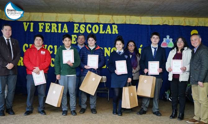 Destacaron las mejores investigaciones de ciencia escolar de la Provincia de Valdivia