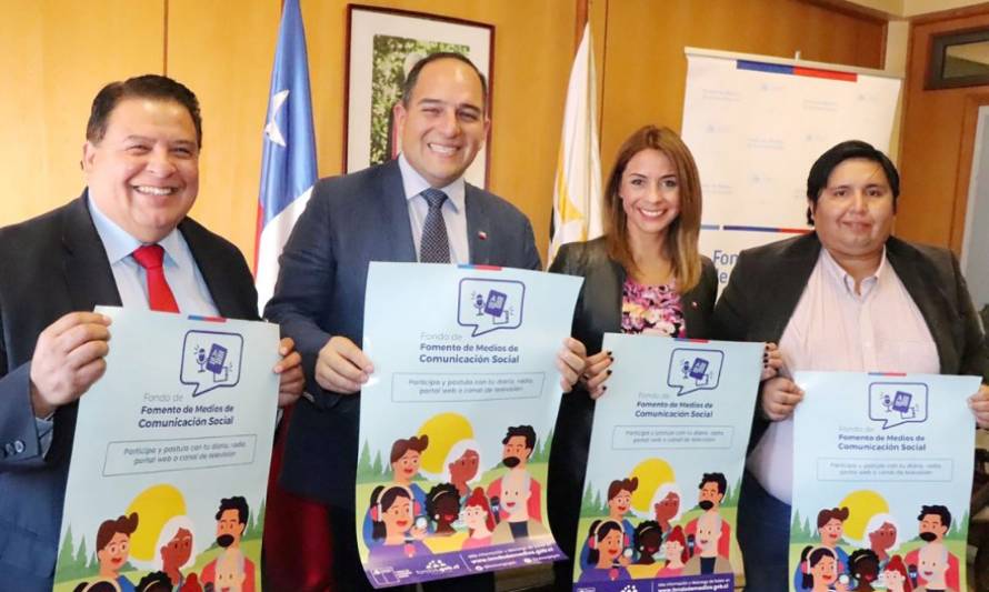 Gobierno en Los Ríos lanzó proceso de postulación al Fondo de Medios 2019