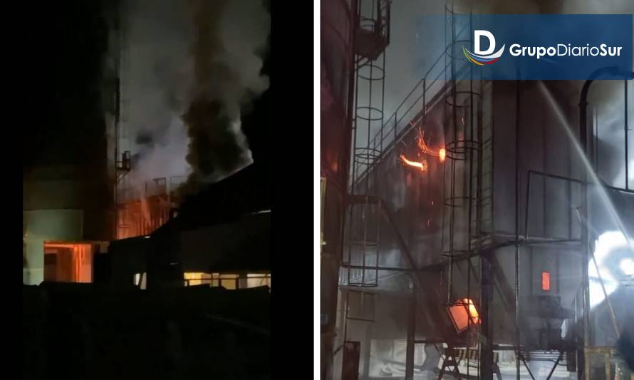 Los Lagos: incendio dejó pérdidas totales en cámara de filtrado de TEMSA