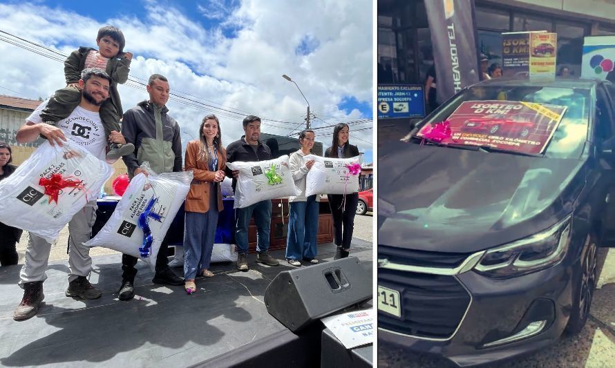 Cliente de Pitrufquén ganó automóvil cero kilómetro sorteado por Comercial Socoepa