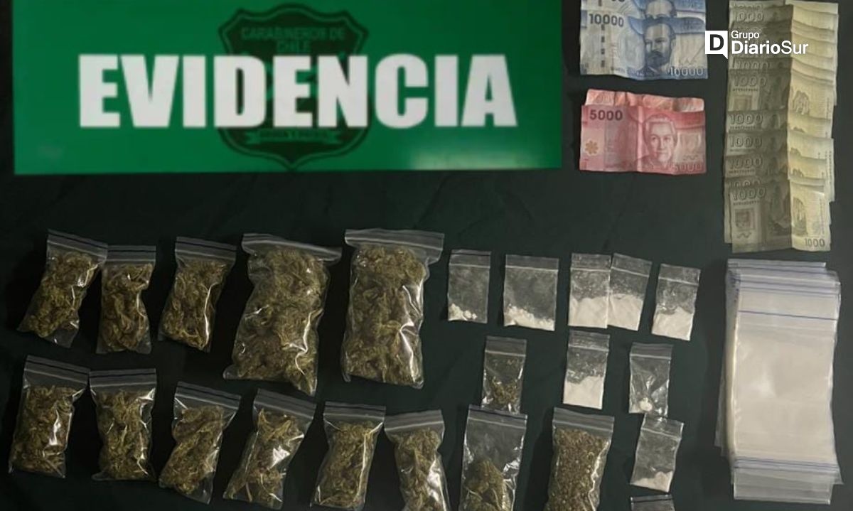 Carabineros detiene a personas por venta de drogas en la costa de Valdivia