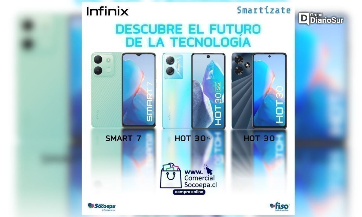 Comercial Socoepa presenta nuevos modelos de smartphones Infinix