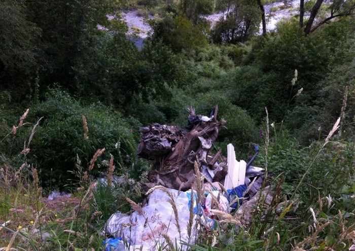 Concejales de Los Lagos realizaron una denuncia tras volcamiento de camión con basura en Malihue