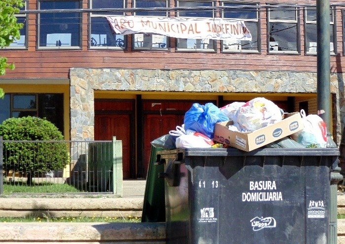 Desde el miércoles se recolectará basura domiciliaria en Los Lagos