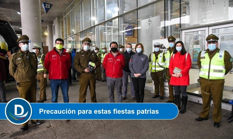 Seremi de Transporte y Carabineros lanzaron campaña "La Otra Pandemia"