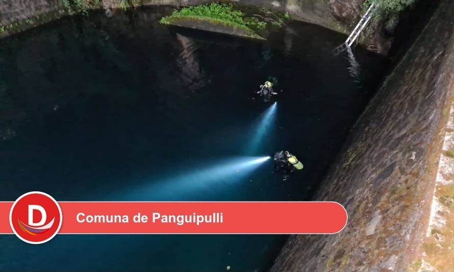 Rescatan cuerpo de mujer desde  las aguas de la central hidroeléctrica Pullinque 