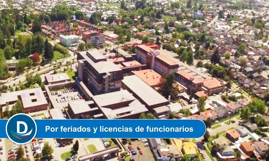 Hospital Base de Valdivia llama a postular a puestos de reemplazo
