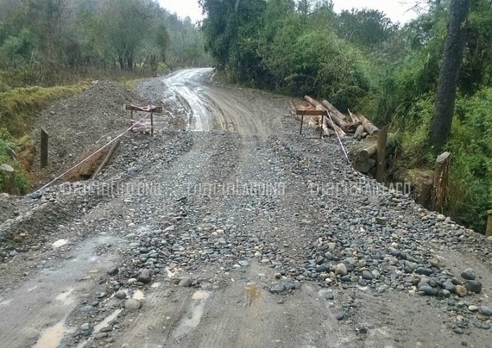 Camino Los Corrales fue restituido y se realizaron trabajos en puente Punahue 